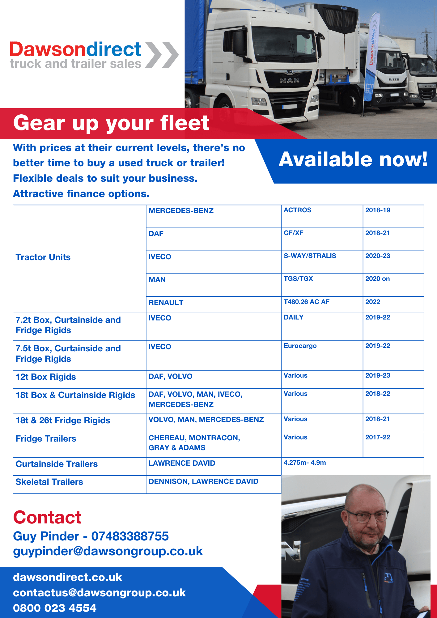 Gear Up Your Fleet October 2025 Guy Pinder Gear Up Your Fleet September 2025 | Mark King